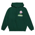 カエルの木の「カエルの木」のロゴマーク（春） Hoodie