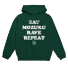 AFROMANCEのEAT MOZUKU RAVE REPEAT -MOZUKU- パーカー