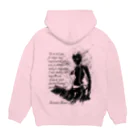 ダイビングタイガーのフリーダイバーBK Hoodie:back