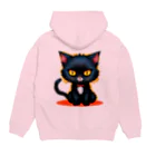 nekotama0224の猫科に属する ちょいわるキャラ Hoodie:back