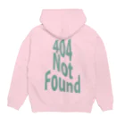 4○△□4 / よんまるさんかくしかくよんの404 Not Found "Wave" Hoodie:back