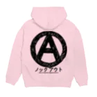 KNOCKOUTJROCKのノックアウト Anarchy mark Hoodie:back