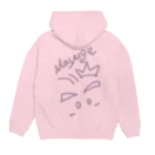 strawberry Dreamのまゆげ王子 ロゴ Hoodie:back