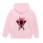 ぐつぐつ煮込みうどんのヘビと女の子 Hoodie:back