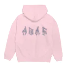 アサヒかーき_建築手記の3Dプリンターマイナー Hoodie:back