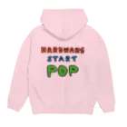 FabLab SENDAI - FLATのHARDWARE START POP Hoodie:back