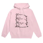 前髪ぱっつん◆SUZURI店の3匹の豚さん Hoodie