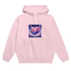 m-storeのもこもこのハート Hoodie