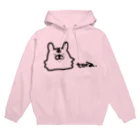 八屋虎子。のSUZURIのぺちゃっとした虎（の黒）。 Hoodie