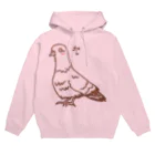 ムエックネの恋をした鳩 Hoodie