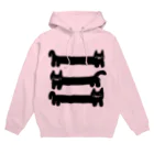 учк¡✼*のなが～いくろねこ Hoodie