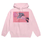 てんちゃんのふわふわショップ💭のごろごろチ(ピンク) Hoodie