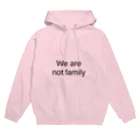 ヴィト@マウンティングまめたのWe are not family Hoodie