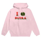 ユウィズのI♡SUIKA パーカー