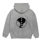 夏中夜話のmado Hoodie:back