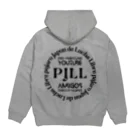 PJLLのPJLL TEXT B Hoodie:back