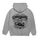 原ハブ屋【SUZURI店】のGENTLEMANS CURB CLUB（A-SE） Hoodie:back