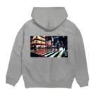 JINJIN_DRAMATIC_COMPANYの御徒町スクランブル交差点 Hoodie:back