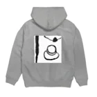 ののやさんのbou / wakka / tsubo Hoodie:back