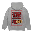 KÉI(suzuri.ver)の2PIZZA SLICES+CAN OF SODA Hoodie:back