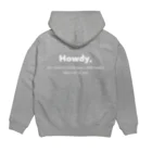 Howdy,のhowdy パーカー パーカーの裏面