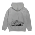 NOOBのGraffiti stinky  Hoodie:back