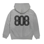 musicshop BOBの808 - BOB ※BLACK LOGO Hoodie:back