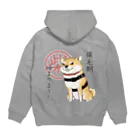 真希ナルセ（マキナル）の換毛期/キリッ（赤柴） Hoodie:back