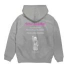 Bo tree teeのAmo Buddha! Hoodie:back