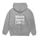 White Space Lab Online ShopのWSL バックプリントロゴ パーカーの裏面