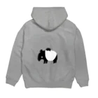 SWのバクのおやこ Hoodie:back