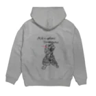 JAGA_THE_HUTTのMicrophone Tsuwamono  Hoodie:back