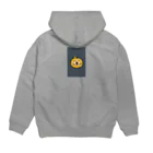 ナグラクラブ デザインの寝ぐせ　ぱぱ　らいおん　sma Hoodie:back