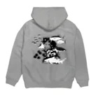 シマノカタチの小笠原の魚影(海底ver） Hoodie:back