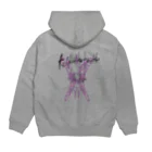 帽子屋のバタフライエフェクト 蝶 Hoodie:back