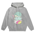 なみはりねずみのChoco Mint ハリネズミ Hoodie