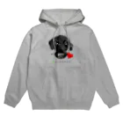 suzusimbaの豚鼻な黒ラブ Hoodie