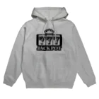 QUQU_WORKSのジャックポット スリーセヴン ブラック Hoodie