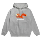 SUNDAYS GRAPHICSの走るリス（白ロゴ） Hoodie