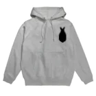 紫呉🐰うさぎと食と酒を愛するダメ飼い主のUsagi Back Hoodie