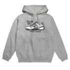 ゴルフバカイラストレーター野村タケオのNOM SHOPのゴルフシューズ　モノクロ Hoodie