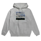 kawattiの画像店の雲に占領された青空 Hoodie