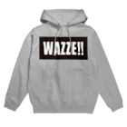 鹿児島弁Tシャツ「オモシテガ」のWAZZE パーカー