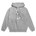 humming studioのパーカーガール（モノクロ） Hoodie