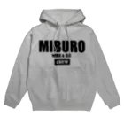 No.326のMIBURO CREW ブラック パーカー