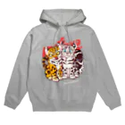 mofuwaのLEOPARD TWINS(dark colors) Hoodie