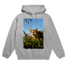 シッポ追いの猫写真店の遊ぼうぜ！ Hoodie