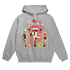 ねことりむし★CAT BIRD INSECTのお口チャック出入り口 Hoodie