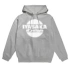 IYASAKA design のIYASAKA design ロゴ白 Hoodie