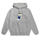 SUIMINグッズのお店の【中】スクール水着のねこ Hoodie